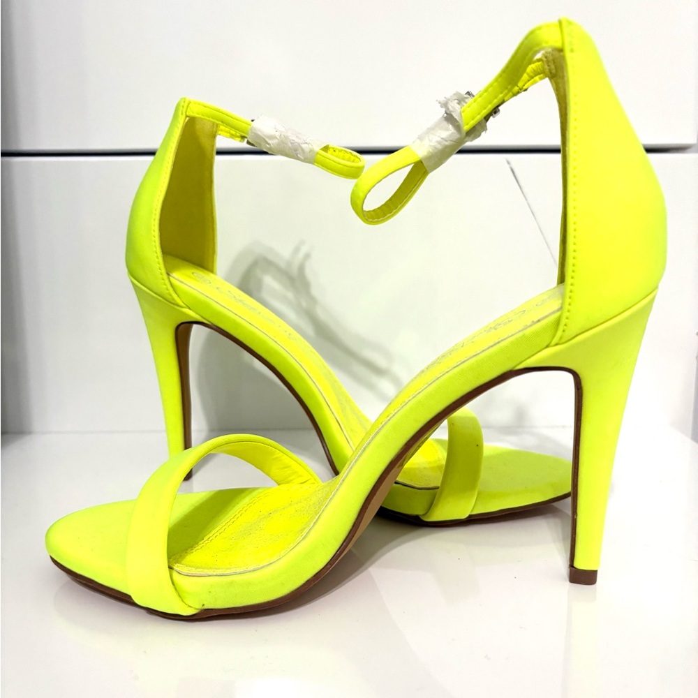 Neon Green Pencil Heels